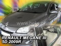 Deflektory RENAULT MEGANE  III  5d   2008R.-> (+zadní)