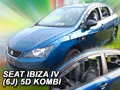 Deflektory SEAT IBIZA IV (6J) 5D 2008R-> (+zadní) KOMBI