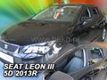 Deflektory SEAT LEON III 5D 2013R-> (+zadní)