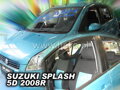 Deflektory SUZUKI SPLASH 5D 2008R. a výš (+zadní)