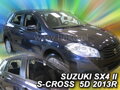 Deflektory SUZUKI SX4 II S-CROSS 5D 08/2013R-> (+zadní)