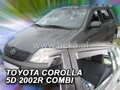 Deflektory TOYOTA COROLLA E12 5d  2002- 03.2007r. (+zadní) COMBI