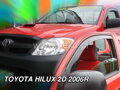 Deflektory TOYOTA HILUX 2D 08.2006R.  a výš