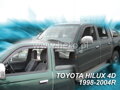 Deflektory TOYOTA HILUX 4d  1998 – 2005r. (MK5) (+zadní)