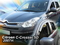 Deflektory CITROEN C-CROSSER 5D 2007R.  a výš (+zadní)