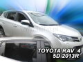 Deflektory TOYOTA RAV4 IV            5D 2012R. a výš (+zadní)