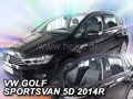 Deflektory VW GOLF SPORTSVAN 5D 2014R-> (+zadní)