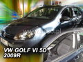 Deflektory VW GOLF VI  5d  2008r. a výš