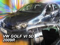 Deflektory VW GOLF VI  5d  2008r. a výš (+zadní)