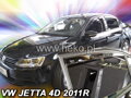 Deflektory VW JETTA  4d  2011r. a výš (+zadní) SEDAN