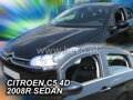 Deflektory CITROEN C5 4d 2008r. a výš (+zadní) LTB