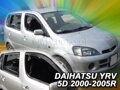 Deflektory DAIHATSU YRV 5D 2000-2005R (+zadní)