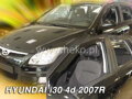 Deflektory HYUNDAI i30 5D 2007R  a výš (+zadní)