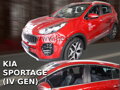 Deflektory KIA SPORTAGE (IV gen) 5d 2016r-> (+zadní)