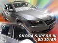 Deflektory ŠKODA SUPERB III 5D 2015R-> (+zadní) COMBI