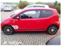 Ochranné lišty dveří VW UP 3D 11R a výš, MODEL F-44