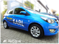 Ochranné lišty dveří Opel Karl 5D 15R, MODEL  F-27