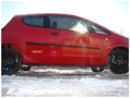 Ochranné lišty dveří Mitsubishi Colt 3D 08-12R htb, MODEL F-18