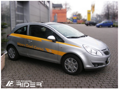 Ochranné lišty dveří Opel Corsa D 3D 06-13R (van), MODEL F-18