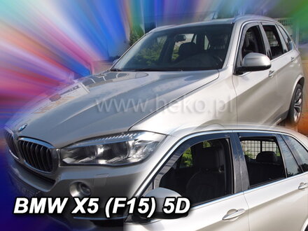 Deflektory BMW X5 (F15) 5D 2013R-> (+zadní )
