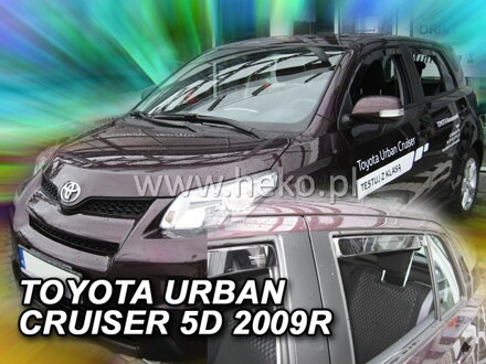 Deflektory TOYOTA URBAN CRUISER XP11 5D 2009R. a výš (+zadní)