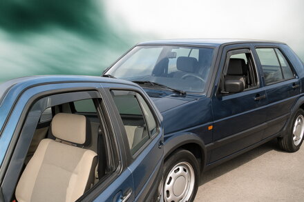 Deflektory VW GOLF II 2D 1983 – 1987R (dělené sklo)