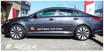 Ochranné lišty dveří Kia Optima 11R a výš, MODEL F-16/20
