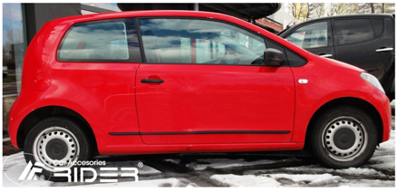 Ochranné lišty dveří Seat Mii 3D 12R a výš, MODEL F-44
