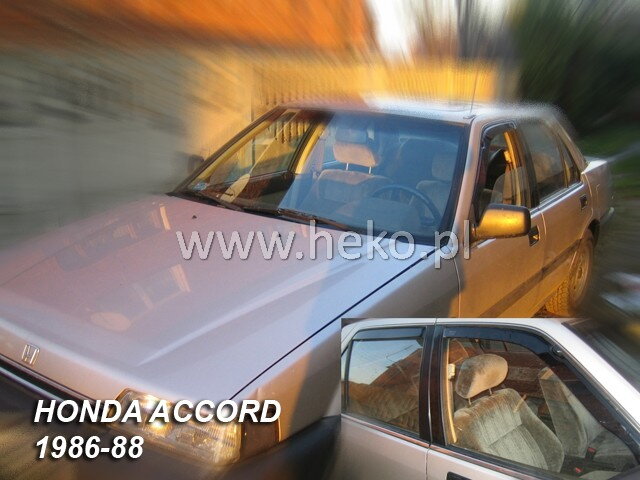Deflektory HONDA ACCORD 4D 1986 – 1988R SEDAN (+zadní) Deflektory HONDA ACCORD 4D 1986 – 1988R SEDAN (+zadní)