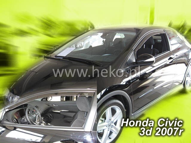Deflektory HONDA CIVIC 3D 02.2007R. a výš Deflektory HONDA CIVIC 3D 02.2007R. a výš