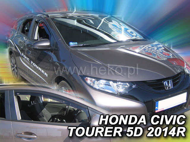 Deflektory HONDA CIVIC TOURER 5D 2014R-> Deflektory HONDA CIVIC TOURER 5D 2014R->
