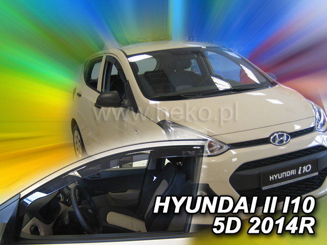 Deflektory HYUNDAI i10 II 2014R-> Deflektory HYUNDAI i10 II 2014R->