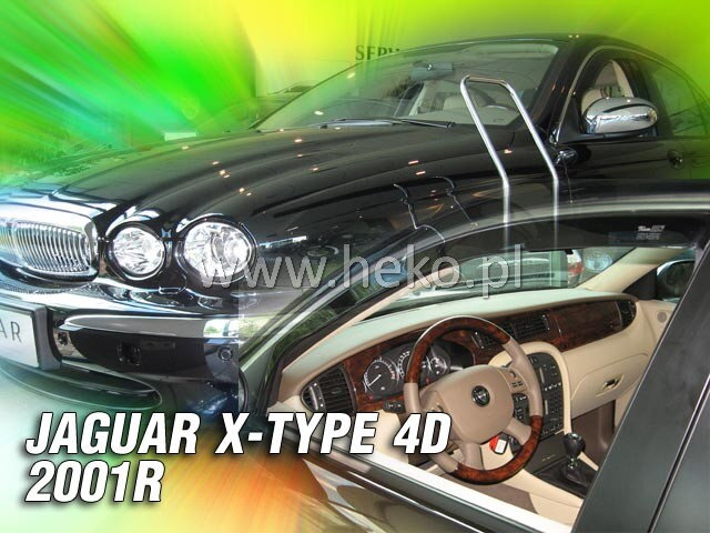 Deflektory JAGUAR X-TYPE 4D 2001R -> Deflektory JAGUAR X-TYPE 4D 2001R ->