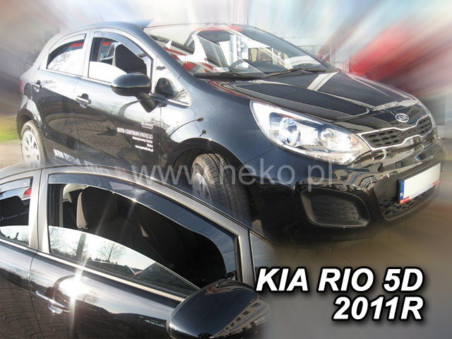 Deflektory KIA RIO 5D 2011R.-> HTB Deflektory KIA RIO 5D 2011R.-> HTB