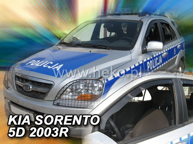 Deflektory KIA SORENTO 5d I 09/2002-2009r Deflektory KIA SORENTO 5d I 09/2002-2009r