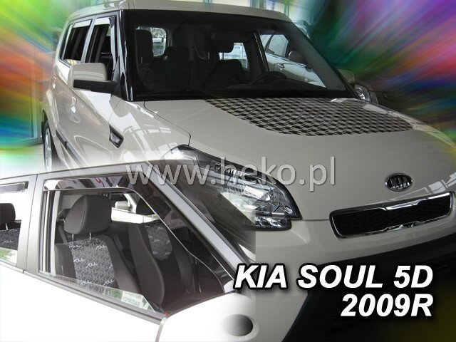 Deflektory KIA SOUL 5D 2009-2014R. Deflektory KIA SOUL 5D 2009-2014R.