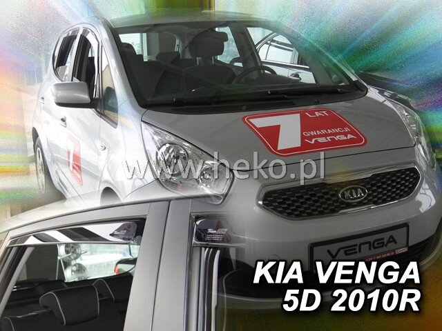 Deflektory KIA VENGA 5D 2010R. a výš (+zadní) Deflektory KIA VENGA 5D 2010R. a výš (+zadní)
