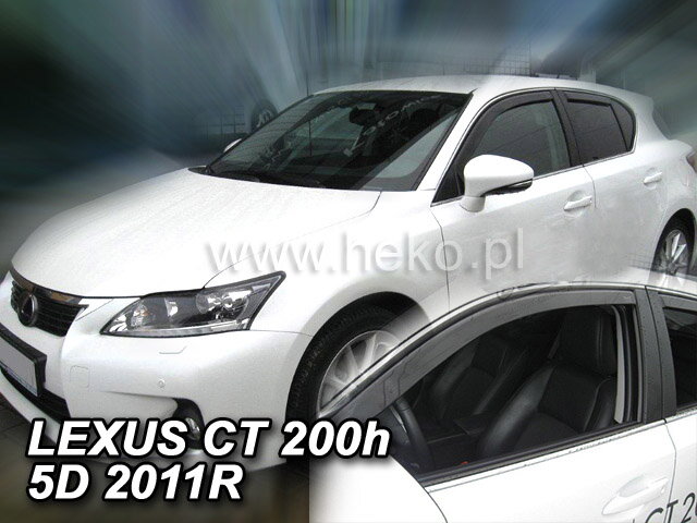 Deflektory LEXUS CT 200H 5D 2011R. a výš Deflektory LEXUS CT 200H 5D 2011R. a výš