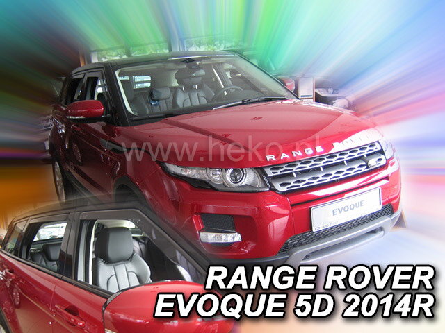 Deflektory RANGE ROVER EVOQUE 5D 2011R-> (+zadní) Deflektory RANGE ROVER EVOQUE 5D 2011R-> (+zadní)