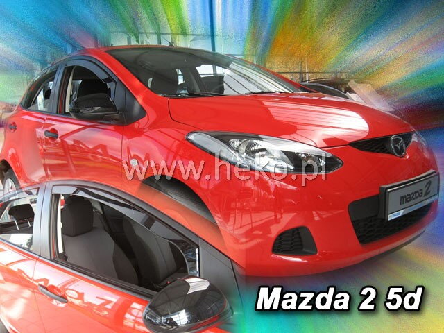 Deflektory MAZDA 2 5d 2009-2014R. Deflektory MAZDA 2 5d 2009-2014R.