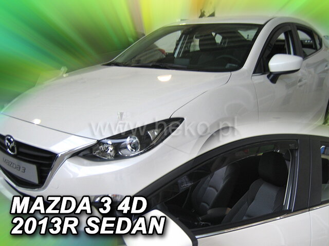 Deflektory MAZDA 3 III 4D 2013R-> SEDAN Deflektory MAZDA 3 III 4D 2013R-> SEDAN