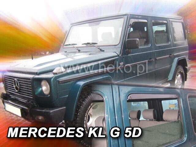 Deflektory MERCEDES klasa G 5D (+zadní) Deflektory MERCEDES klasa G 5D (+zadní)
