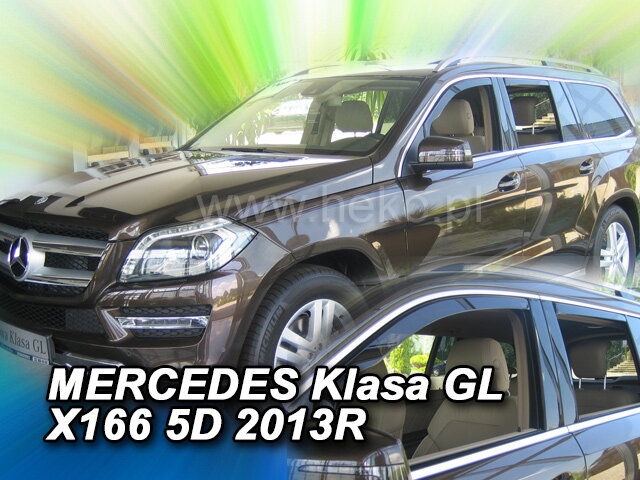 Deflektory MERCEDES klasa GL X166 5D 2013R-> (+zadní) Deflektory MERCEDES klasa GL X166 5D 2013R-> (+zadní)
