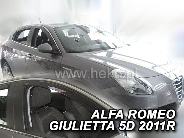 Deflektory ALFA ROMEO GIULIETTA 5d 2010r. a výš (+zadní) Deflektory ALFA ROMEO GIULIETTA 5d 2010r. a výš (+zadní)