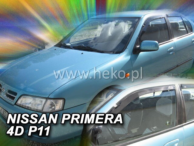 Deflektory NISSAN PRIMERA P 11, 4d / 5d 09/1996r.-2002r. Deflektory NISSAN PRIMERA P 11, 4d / 5d 09/1996r.-2002r.