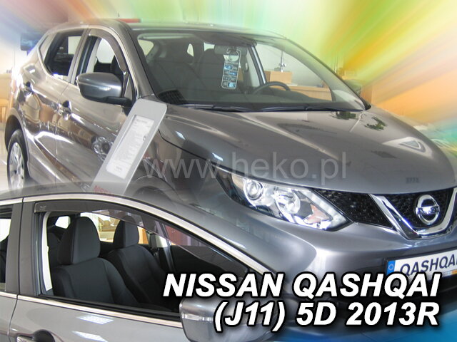 Deflektory NISSAN QASHQAI II J11 5D 2013R-> Deflektory NISSAN QASHQAI II J11 5D 2013R->