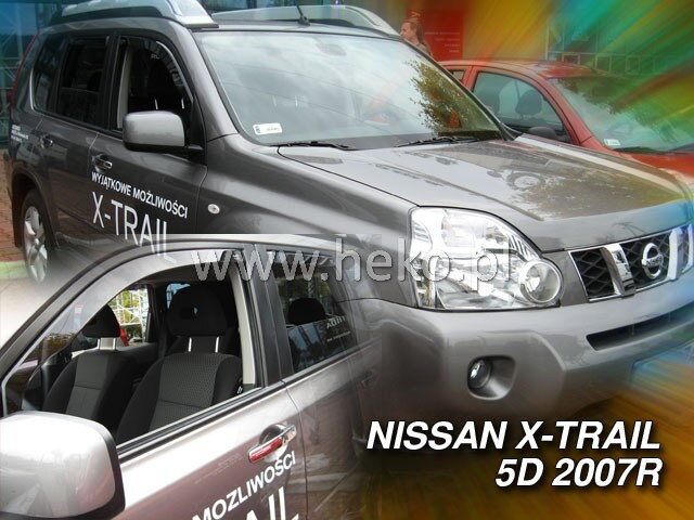 Deflektory NISSAN X-TRAIL II (T31) 5D 09.2007R. a výš Deflektory NISSAN X-TRAIL II (T31) 5D 09.2007R. a výš