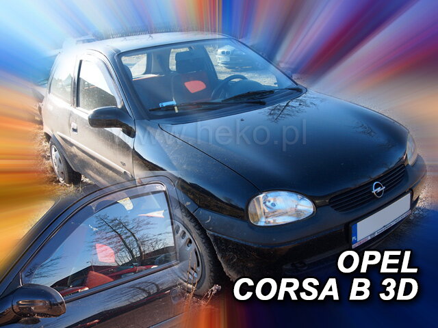 Deflektory OPEL CORSA B 3d 1993r.-2001r. Deflektory OPEL CORSA B 3d 1993r.-2001r.