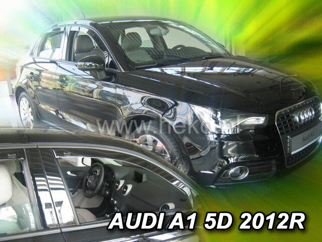 Deflektory AUDI A1, 5d 2012r. a výš (+zadní) Deflektory AUDI A1, 5d 2012r. a výš (+zadní)