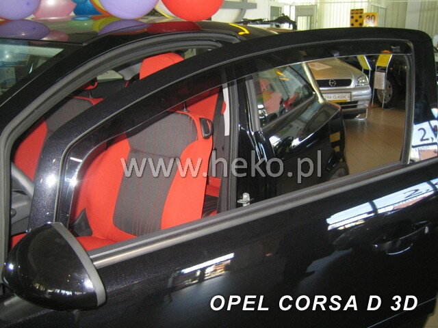 Deflektory OPEL CORSA D 3d 09/2006R a výš Deflektory OPEL CORSA D 3d 09/2006R a výš